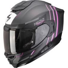 Scorpion Helmet EXO-1500 CARBON AIR ZITY Matt Black-Pink