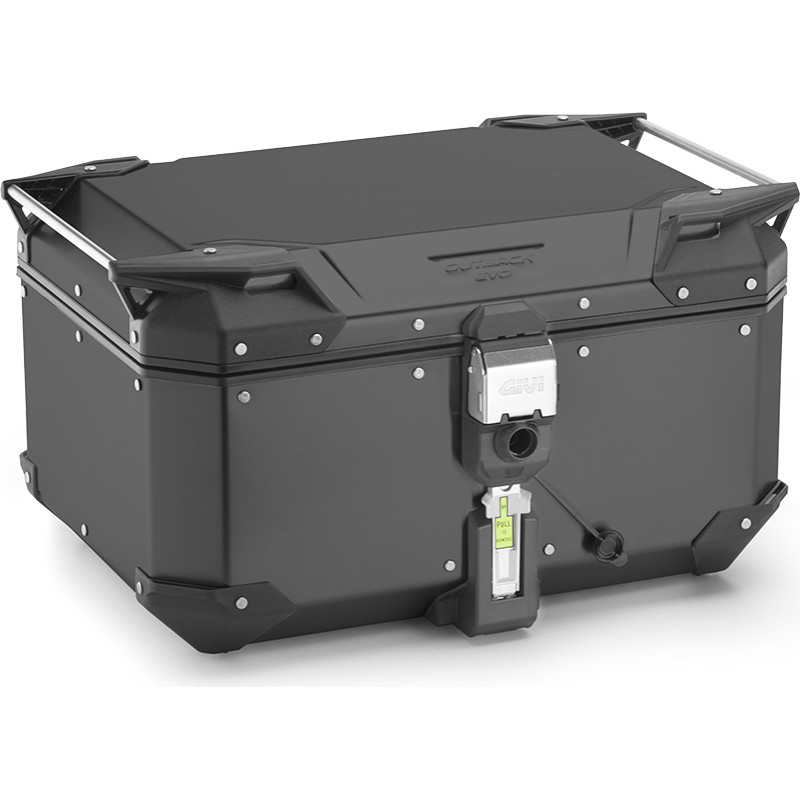 Givi Trekker Outback EVO Black alum. case 58 ltr sold without lock Monokey