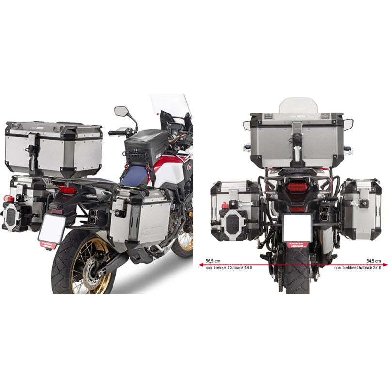 Givi Tubular pannier holder for CAM Trekker Outback CRF1000L Africa Twin (16)