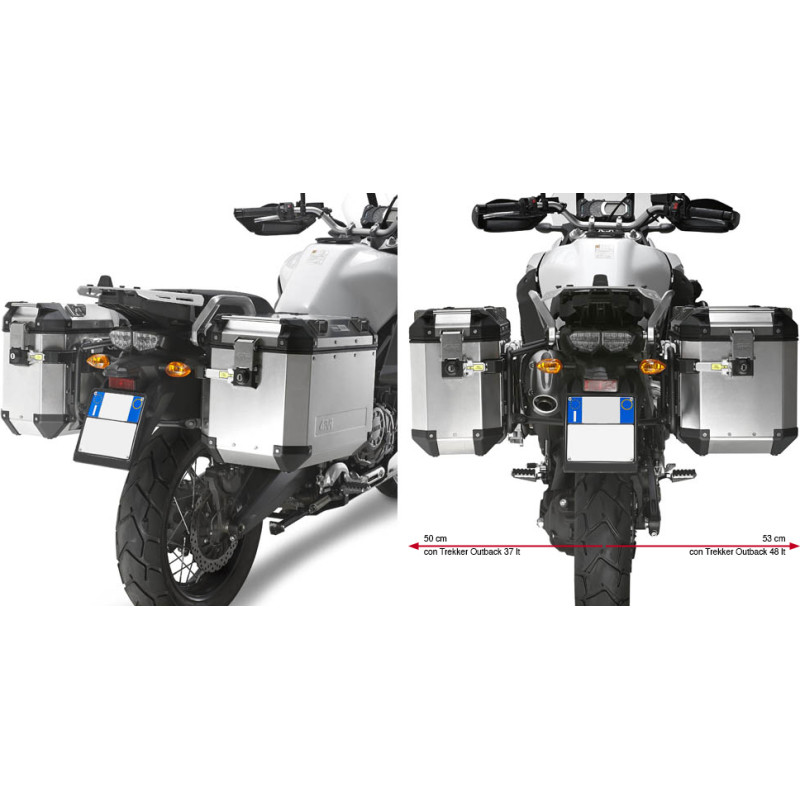 Givi Tubular pannier holder for Trekker Outback Yamaha XT1200ZE Super Tenere (14
