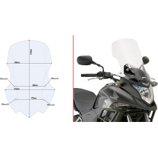 Givi Specific screen transparent 49 x 35 cm