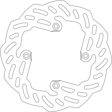 Goldfren Brakedisc Rear YZ80/85 93- YZ65 18-