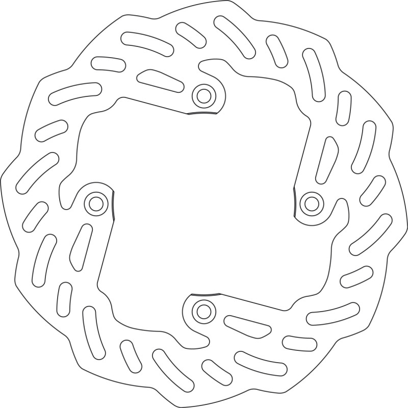 Goldfren Brakedisc Rear YZ80/85 93- YZ65 18-