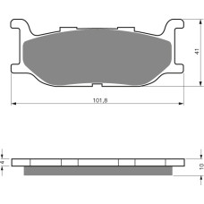 Goldfren Brake Pads 048 Ceramic Carbon S3