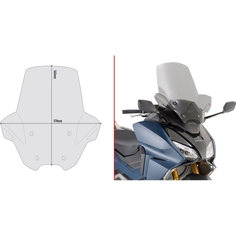 Givi WINDSCREEN FUMEE HONDA FORZA 750 (2021)