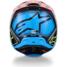 Alpinestars Helmet S-M3 Fray Black/Orange/Fluo Yellow