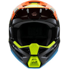 Alpinestars Helmet SM3 Youth Fray Black/Orange/YEllow Fluo