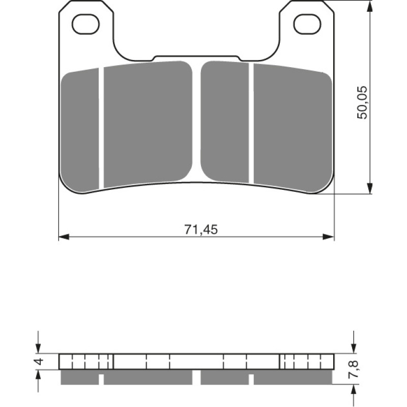 Goldfren Brake Pads 213 Ceramic carbon AD