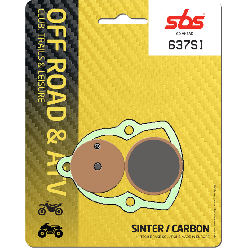 SBS Brakepads Sintered Offroad