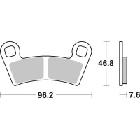 SBS Brakepads Sintered Offroad
