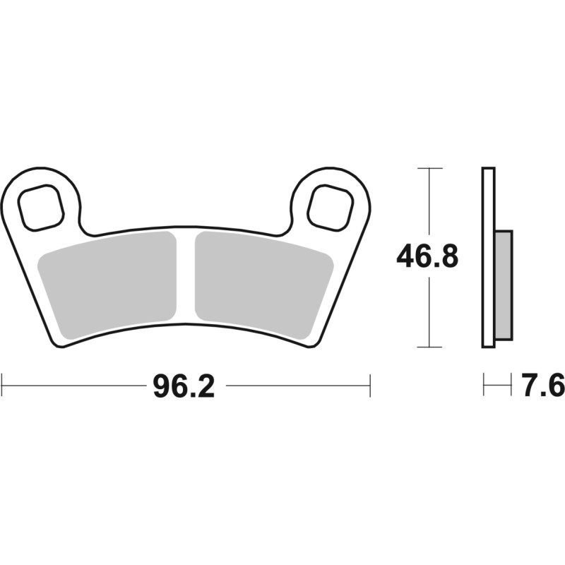 SBS Brakepads Sintered Offroad