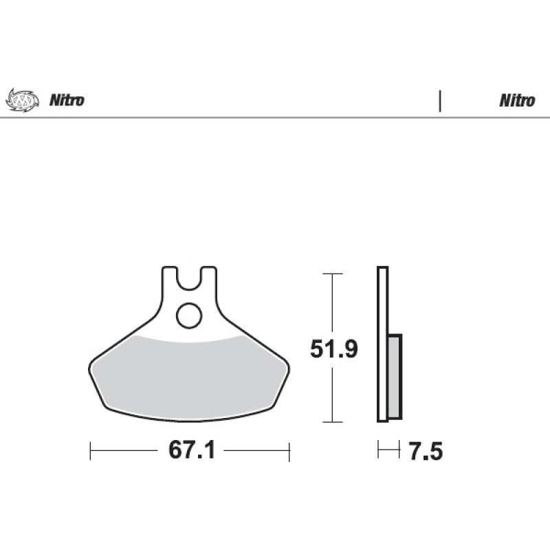 Moto Master Moto-Master Brakepads Can-Am: DS 450 08-13