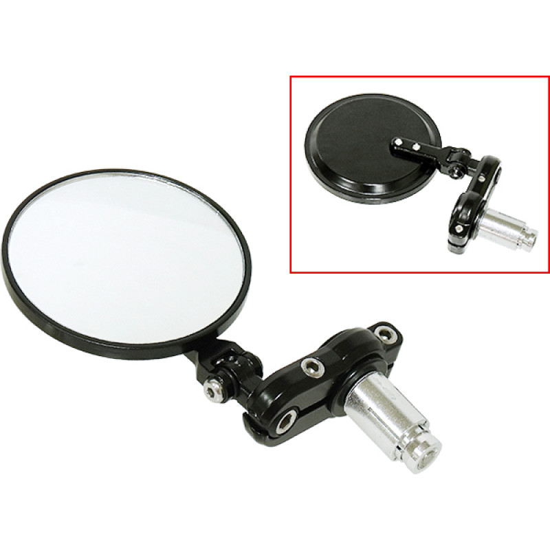 Hyper Bar End Mirror Black