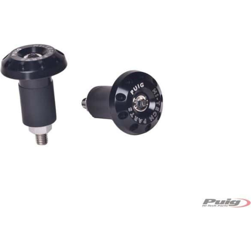 Puig Bar Ends Aluminium Race Universal C/Black 13-18mm