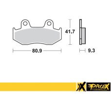Prox Rear Brake Pad YFZ450 '06-13 + YFZ450R '09-15