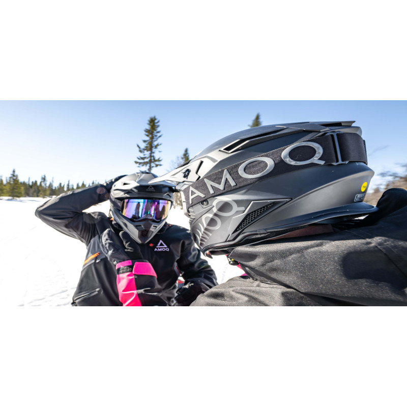 Amoq Meteor V2 Helmet Black/Grey