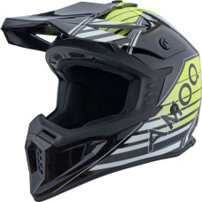 Amoq Meteor V2 Helmet Axis Black/Yellow glossy