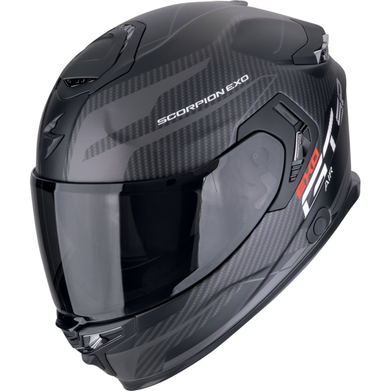 Scorpion Helmet EXO-GT SP Air Flex mattblack silver