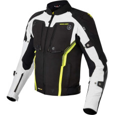 Rebelhorn BORG BLACK GREY FLUO YELLOW TEXTILE MOTORCYCLE JACKET