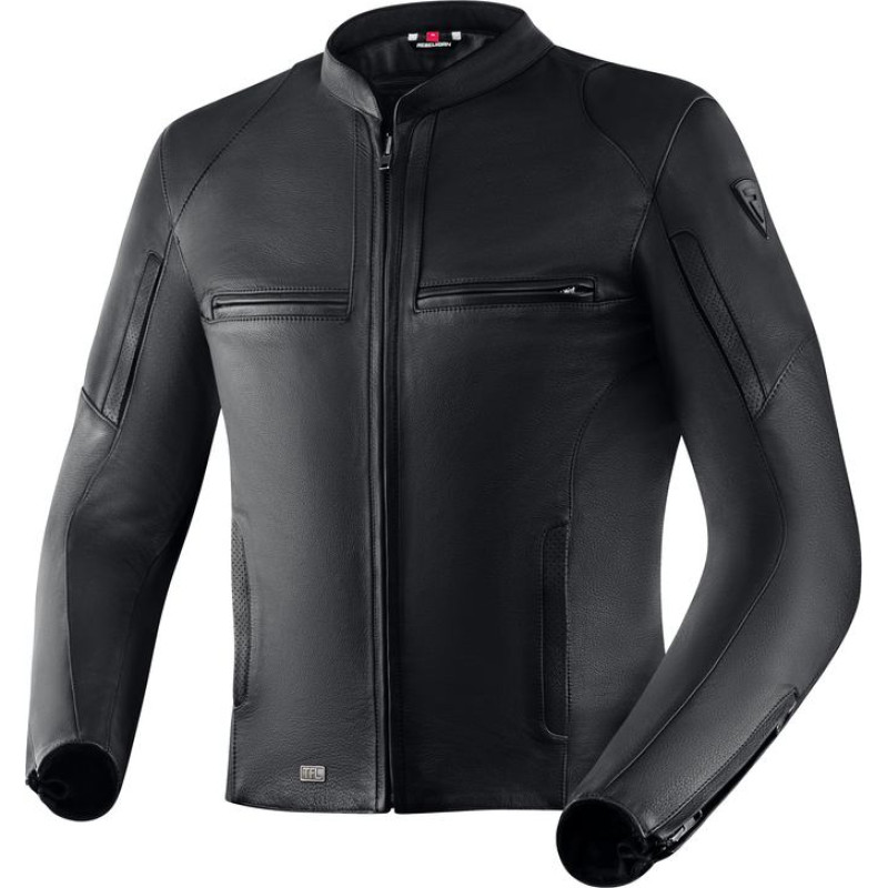 Rebelhorn RUNNER 3 TFL BLACK LEATHER MOTORCYCLE JACKET