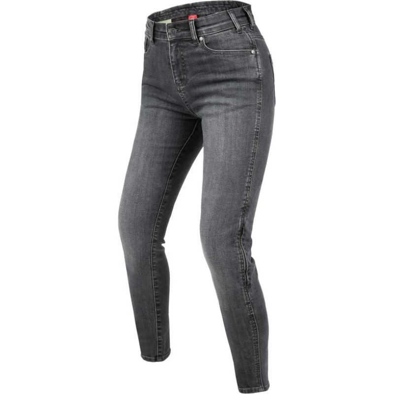 Rebelhorn CLASSIC 3 WOMEN WASHED GREY MOTORCYCLE JEANS SKINNY FIT 26/32