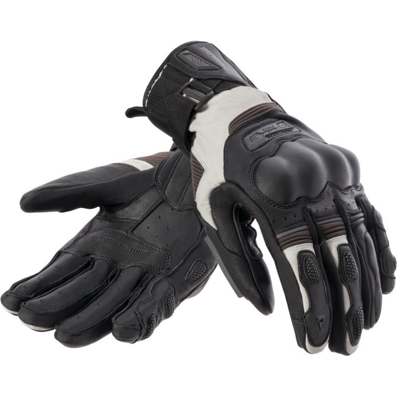 Rebelhorn RANGE BLACK LIGHT GREY MOTORCYCLE GLOVES