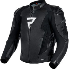 Rebelhorn VELOCE BLACK WHITE LEATHER MOTORCYCLE JACKET