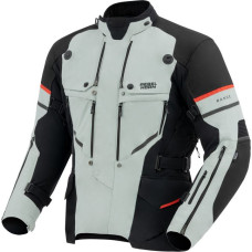Rebelhorn RANGE GREY BLACK RED TEXTILE MOTORCYCLE JACKET