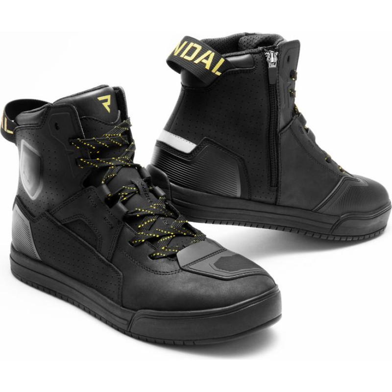 Rebelhorn VANDAL 2 WOMEN BLACK GOLD MOTORCYCLE BOOTS W36