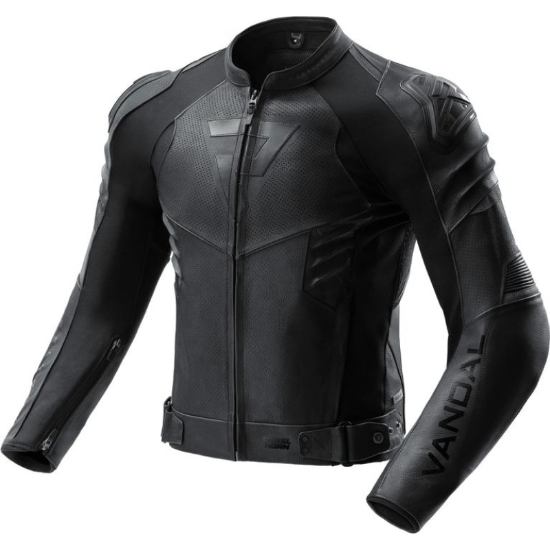 Rebelhorn VANDAL 2 BLACK LEATHER MOTORCYCLE JACKET