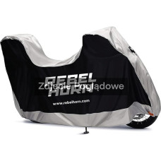 Rebelhorn SHELTER BLACK SILVER MOTORCYCLE COVER WITH SPACE FOR TOP CASE