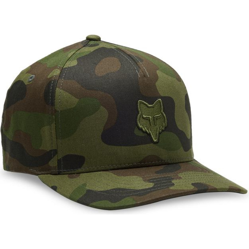 FOX Head Flexfit Hat Green Camo