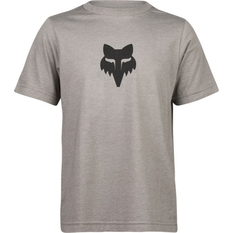 FOX Yth Fox Legacy Ss Tee Heather Graphite