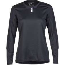 FOX LADY DEFEND BLACK XS long sleeve cycling jersey