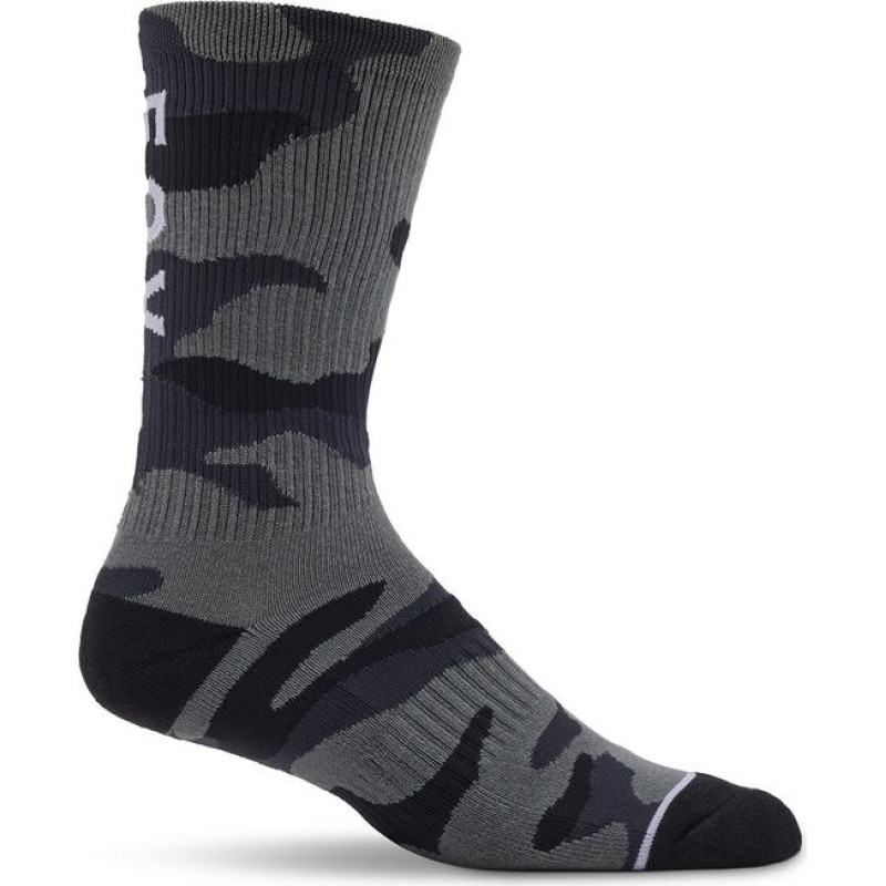 FOX FOX CAMO CREW SOCK BLACK CAMO