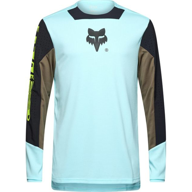 FOX BICYCLE SHIRT LONG-SLEEVED FOX DEFEND ELEVATED LIGHT BLUE