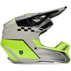FOX HELMET FOX V1 COLLECT GREY/YELLOW