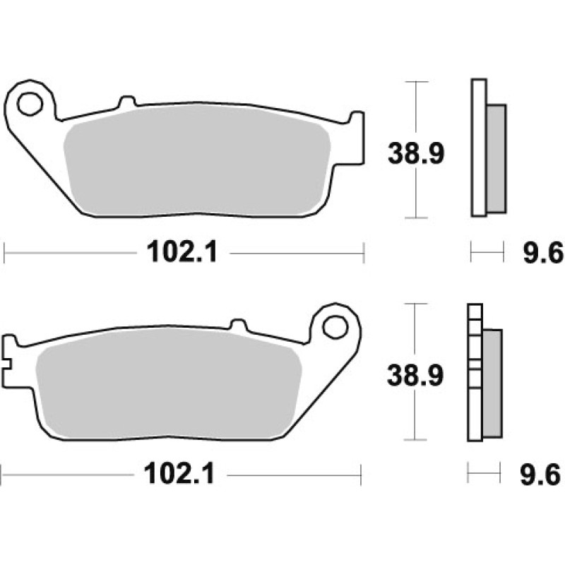 SBS Brakepads Sintered