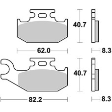 SBS Brakepads Sintered Offroad