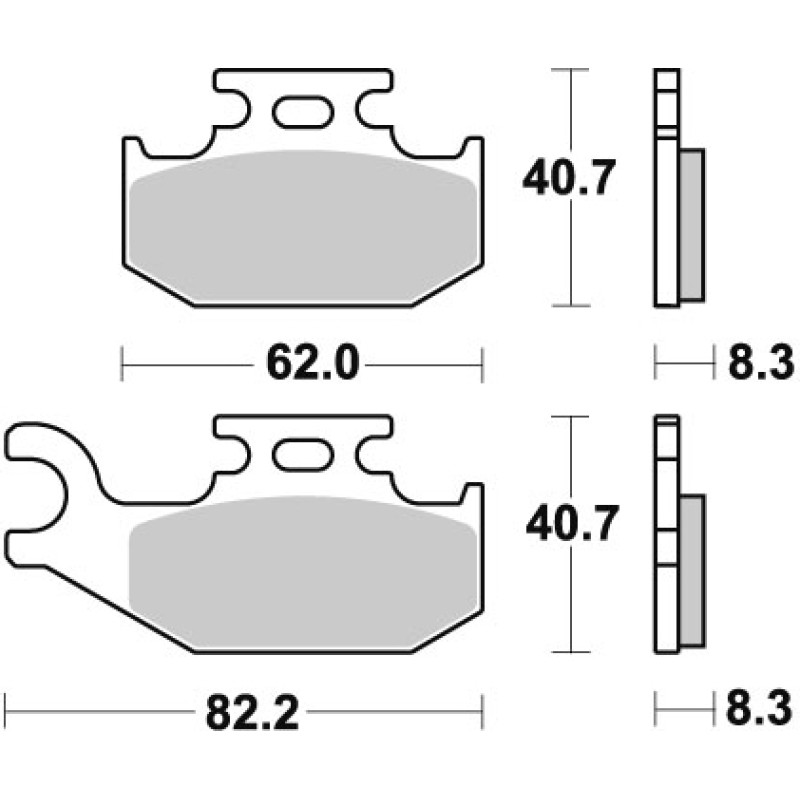 SBS Brakepads Sintered Offroad