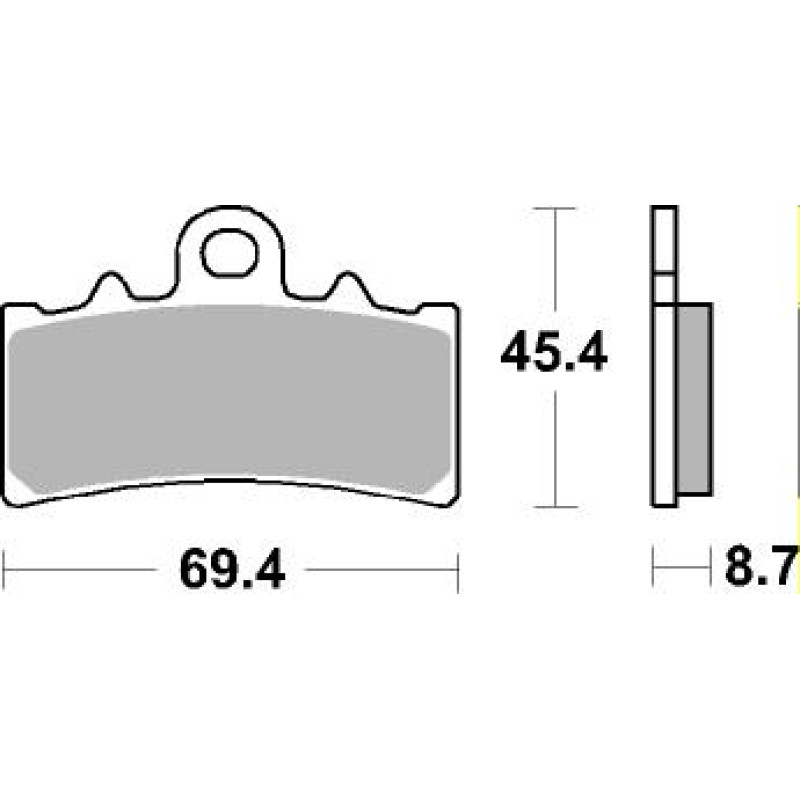 SBS Brakepads Sintered