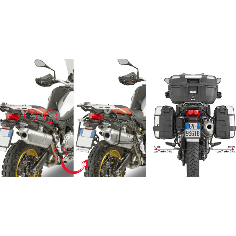 Givi TUB.PANN.HOLDER BMW F850GS '18