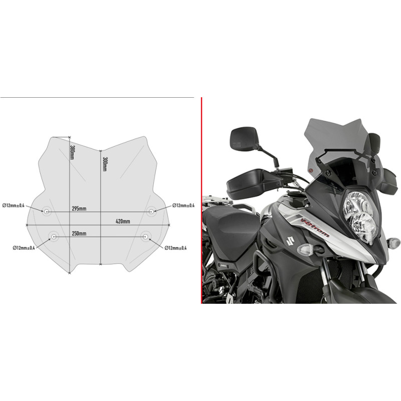 Givi SPOILER SUZUKI DL650 VSTROM'17