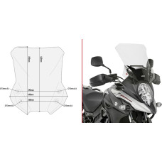 Givi Windshield 650 V-Strom 17-