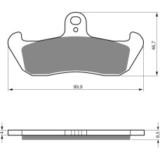 Goldfren Brake Pads 006 Ceramic Carbon AD