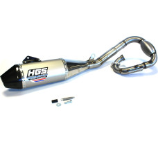 HGS Exhaust system 4T Complete set YZ450F 23-.. Carbon end cap