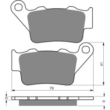 Goldfren Brake Pads 023 Ceramic carbon AD