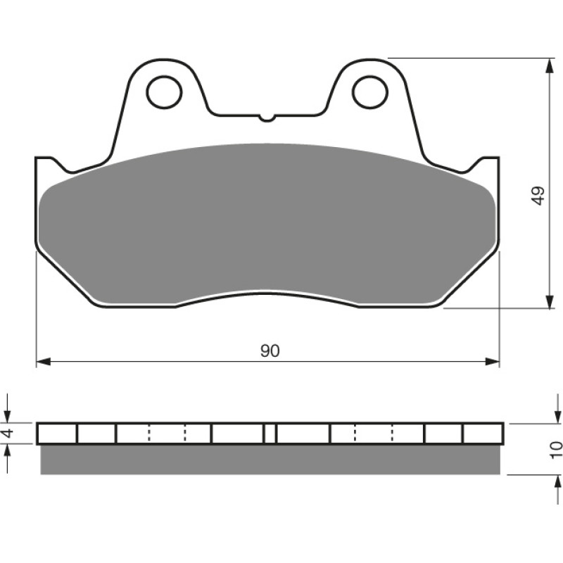 Goldfren Brake Pads 050 Ceramic carbon AD