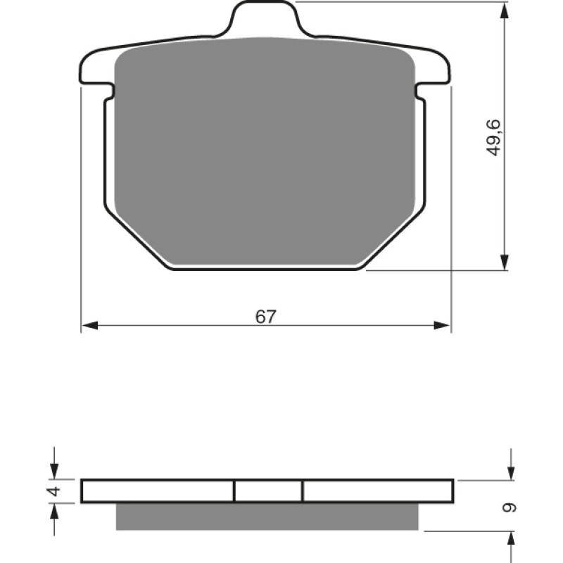 Goldfren Brake Pads 078 Ceramic carbon AD