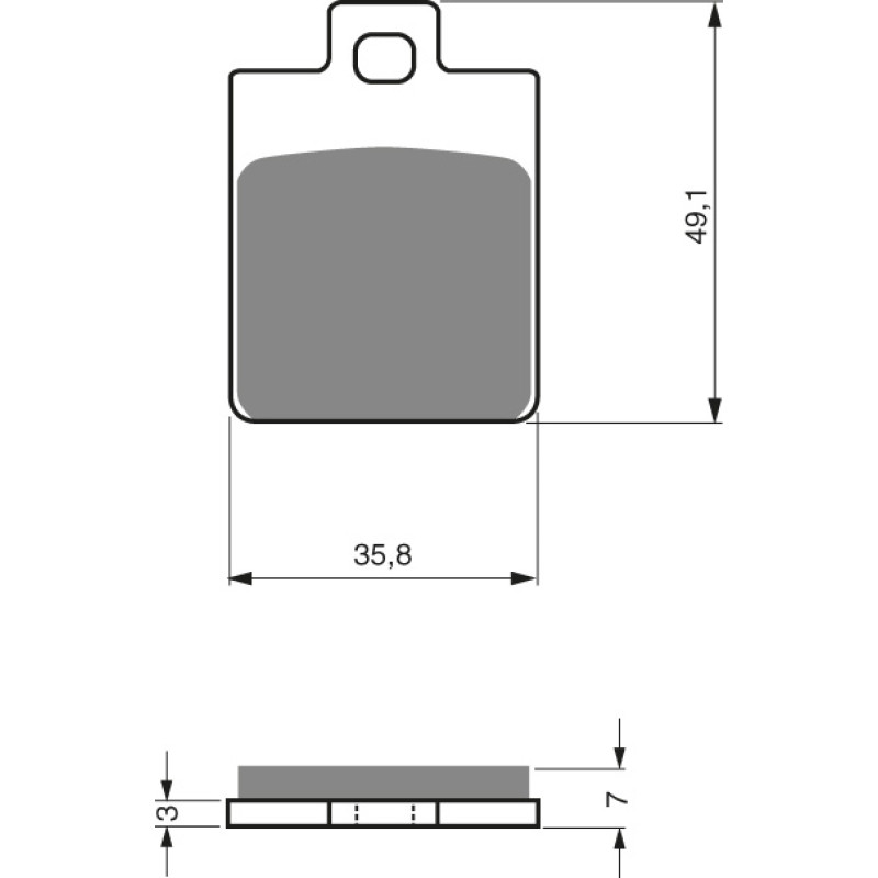 Goldfren Brake Pads 137 Ceramic Carbon S3
